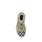 Burberry Brown Polyester Athletic Sneakers Burberry