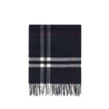 Burberry Blue Cashmere Scarf Burberry