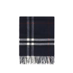 Burberry Blue Cashmere Scarf Burberry