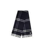 Burberry Blue Cashmere Scarf Burberry