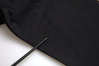 Balenciaga Black Cotton Logo Hooded Pullover Sweatshirt Sweater Balenciaga