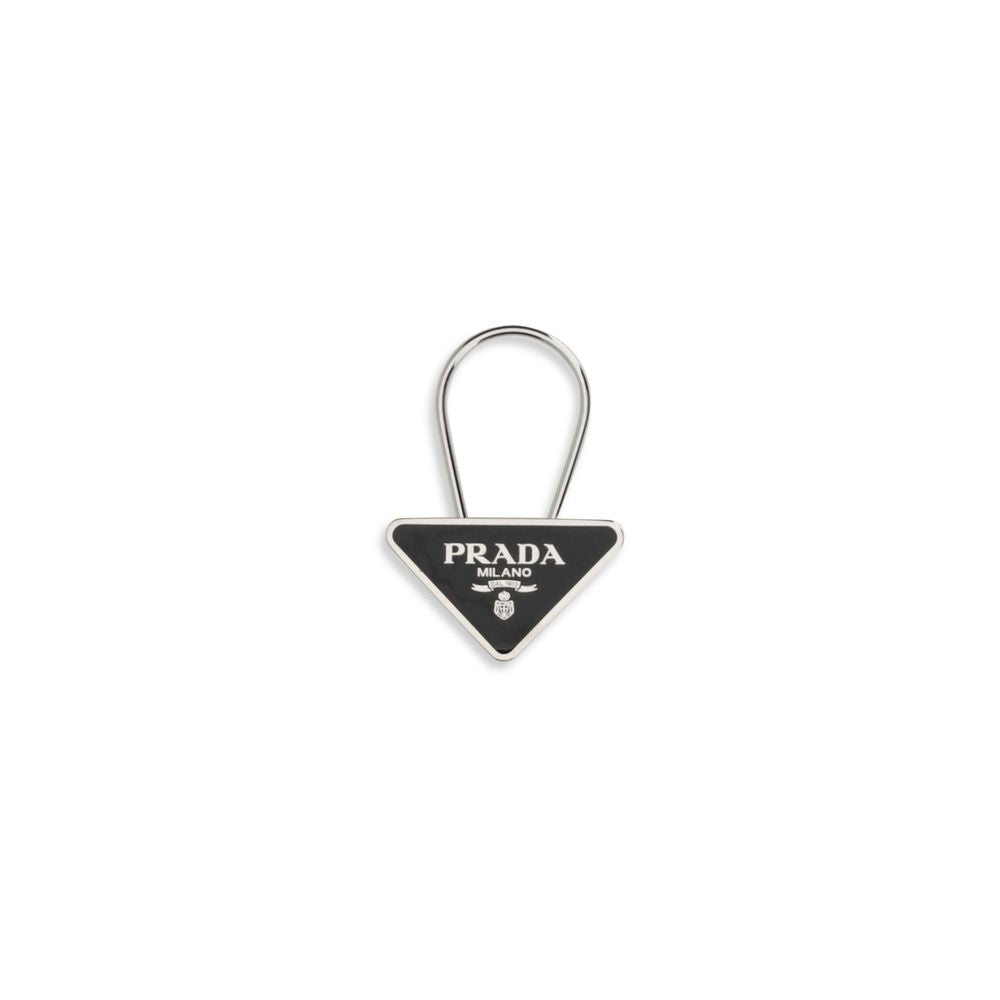 Prada Black Metal Keychain - VELORIA - Thread of Generations