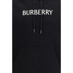 Burberry Black Cotton Sweatshirt Burberry