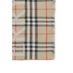 Burberry Beige Wool Scarf Burberry