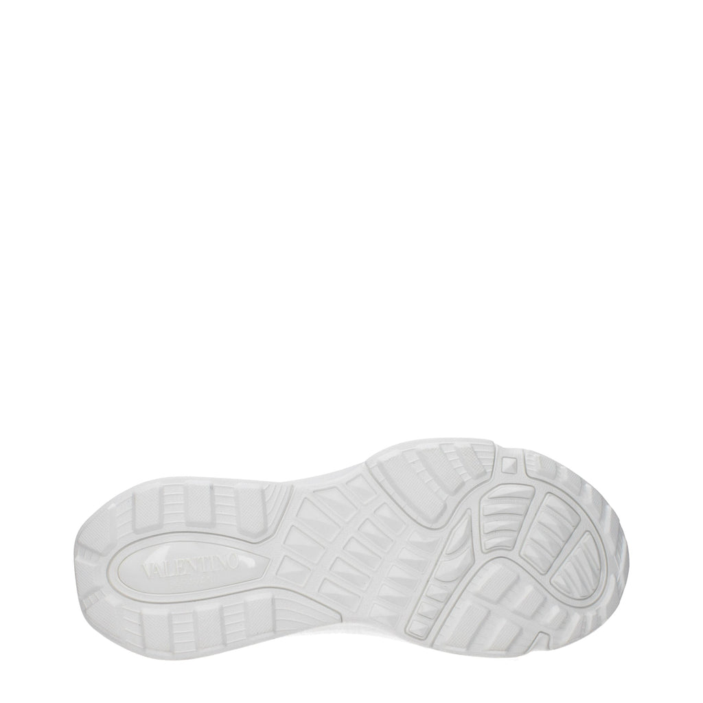 Valentino Garavani White Fabric Athletic Sneakers Valentino Garavani