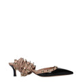 Valentino Garavani Black Leather Strap-On Sandals Valentino Garavani