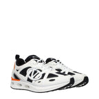 Valentino Garavani White Fabric Athletic Sneakers Valentino Garavani