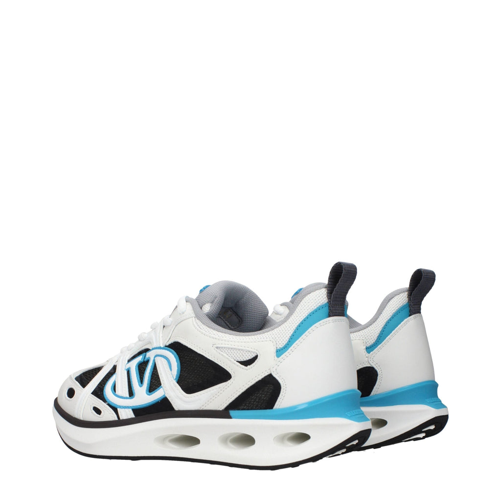 Valentino Garavani White Fabric Athletic Sneakers Valentino Garavani
