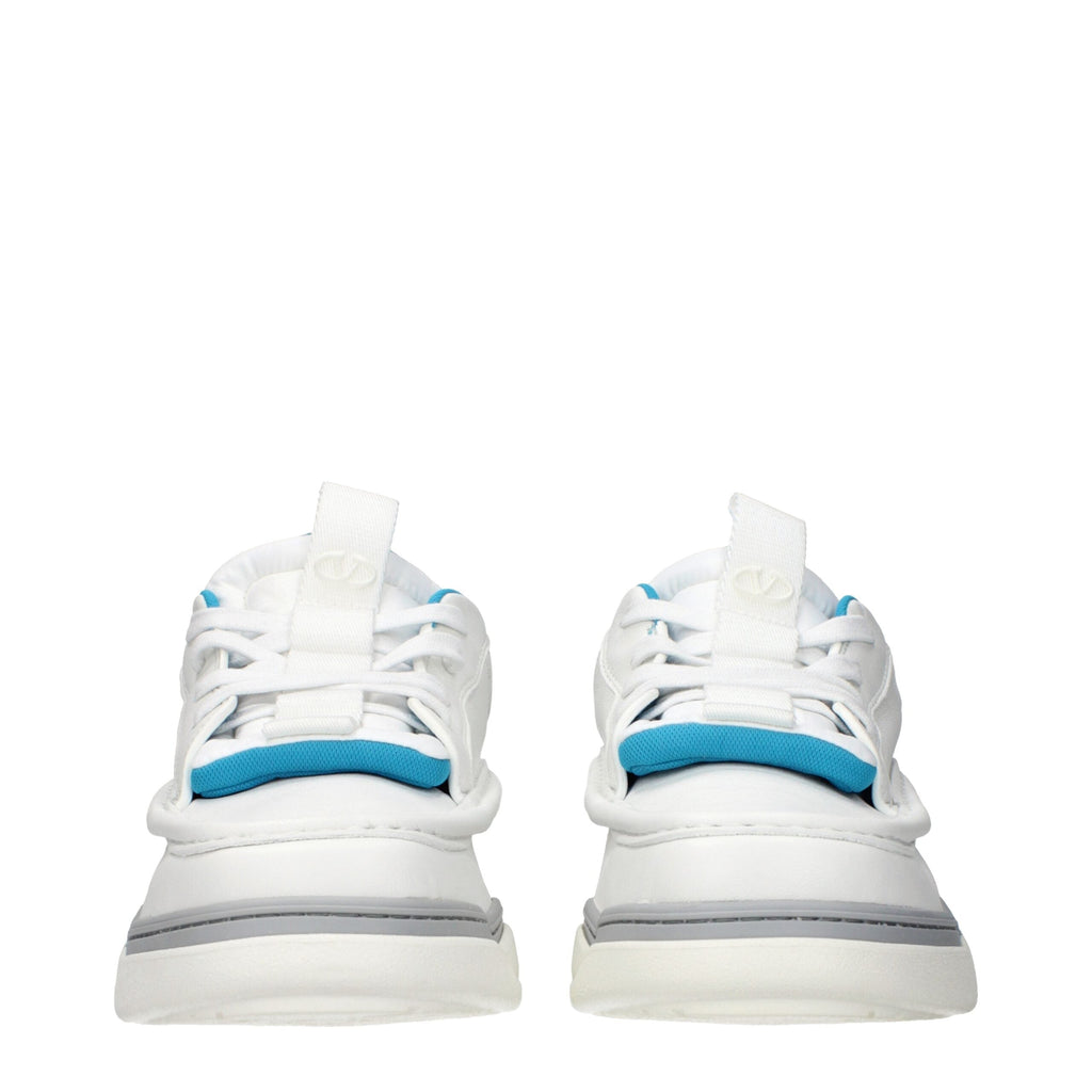 Valentino Garavani White Leather Low Top Sneakers Valentino Garavani