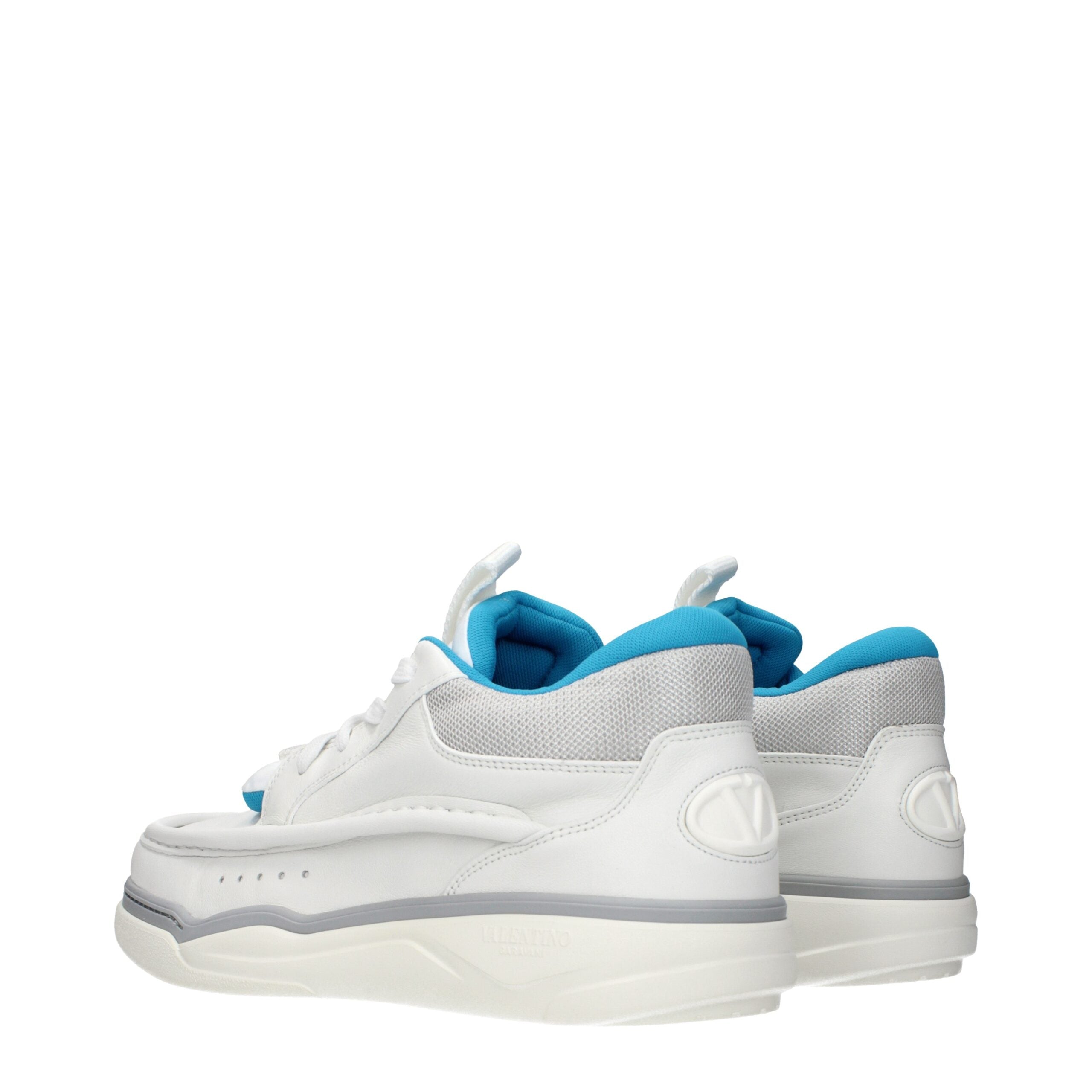 Valentino Garavani White Leather Low Top Sneakers Valentino Garavani