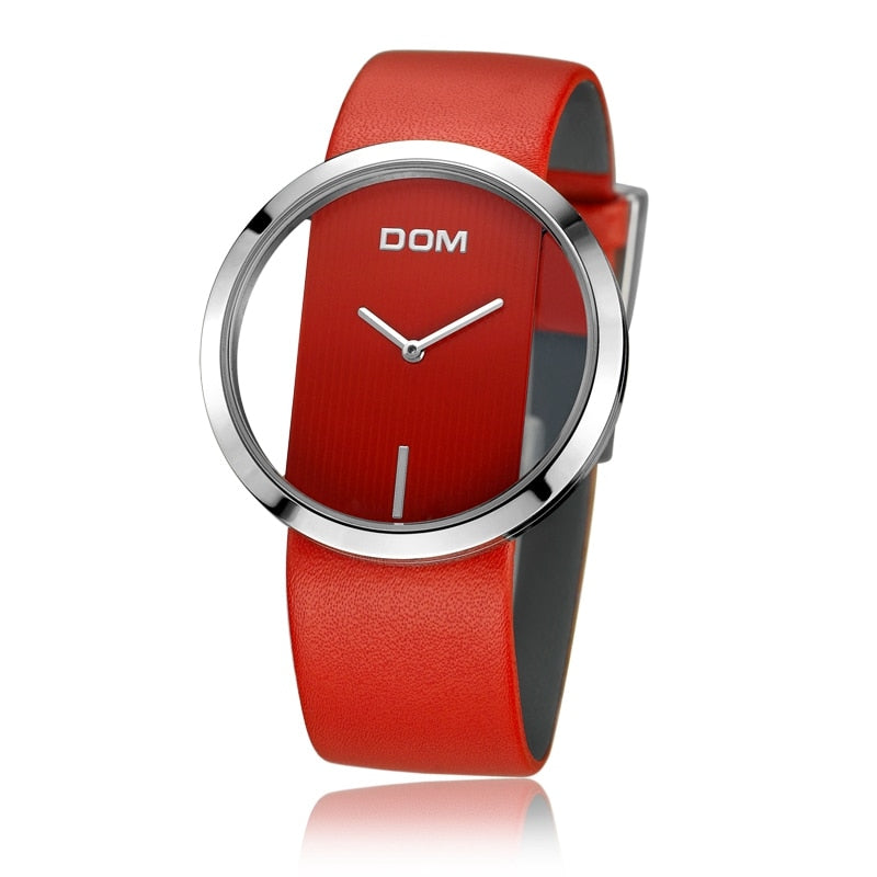 DOM fashion Women Watches Luxury Women Bracelet Quartz twatch for women Quartz Watch wristwatch girl waterproofk genuine leather eprolo