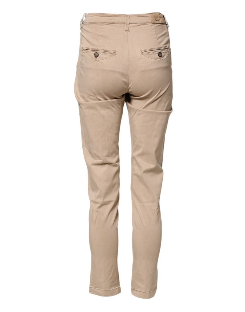 Jacob Cohen Beige Lyocell Skinny High Waist Chino Casual Pants Jacob Cohen