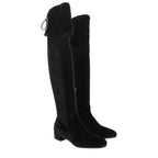 Prada Black Velvet Over The Knee Prada