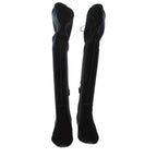 Prada Black Velvet Over The Knee Prada