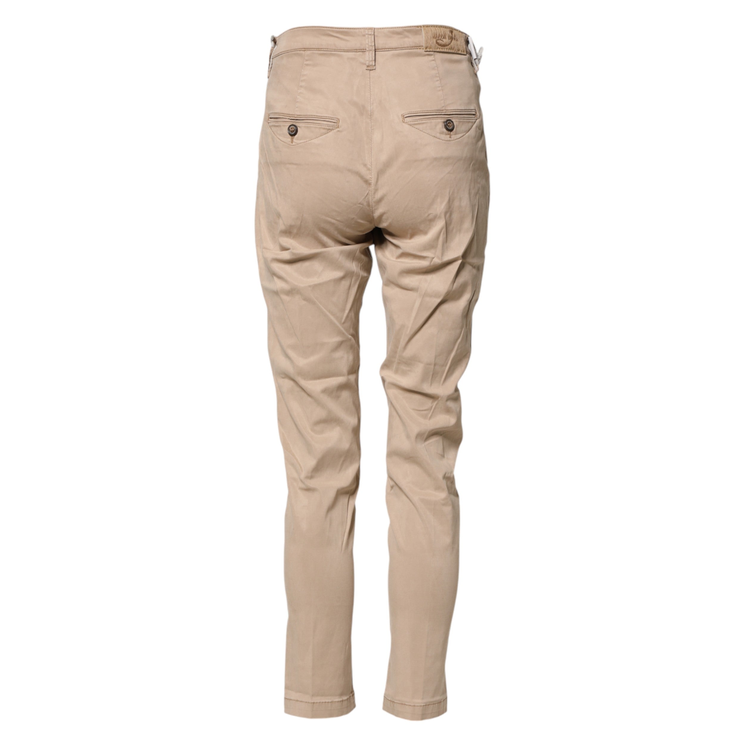 Jacob Cohen Beige Lyocell Skinny High Waist Chino Casual Pants Jacob Cohen