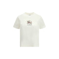 Burberry White Cotton T-Shirt Burberry