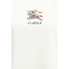 Burberry White Cotton T-Shirt Burberry