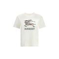 Burberry White Cotton T-Shirt Burberry
