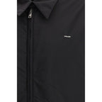 Prada Black Recycled Polyamide Full-Length Jacket Prada