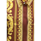 Versace Bordeaux Silk Shirt Versace