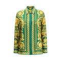 Versace Bicolor Silk Shirt Versace