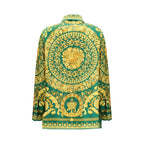 Versace Bicolor Silk Shirt Versace