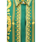 Versace Bicolor Silk Shirt Versace