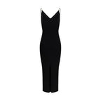 Versace Black Viscose Casual Dress Versace