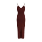 Versace Bordeaux Viscose Casual Dress Versace