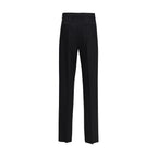 Versace Black Wool Oves Aries Dress Pants Versace