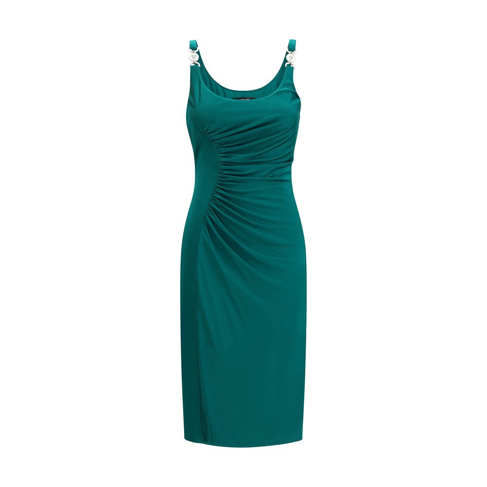 Versace Bicolor Viscose Casual Dress Versace