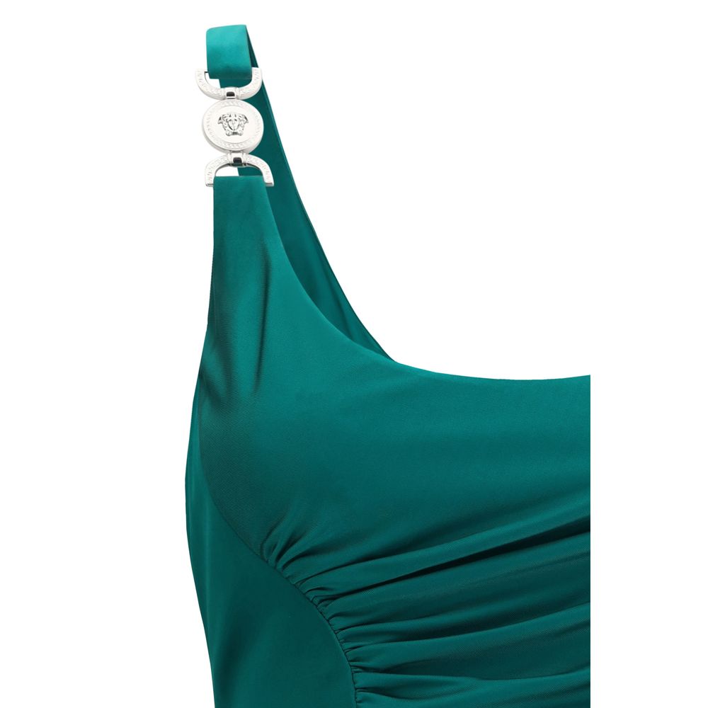 Versace Bicolor Viscose Casual Dress Versace
