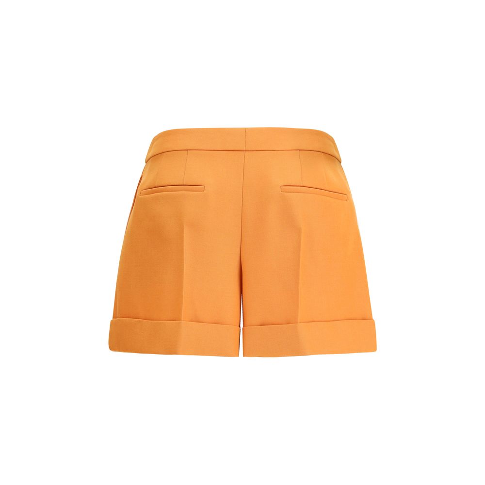 Fendi Orange Wool Oves Aries Bermuda Shorts Fendi