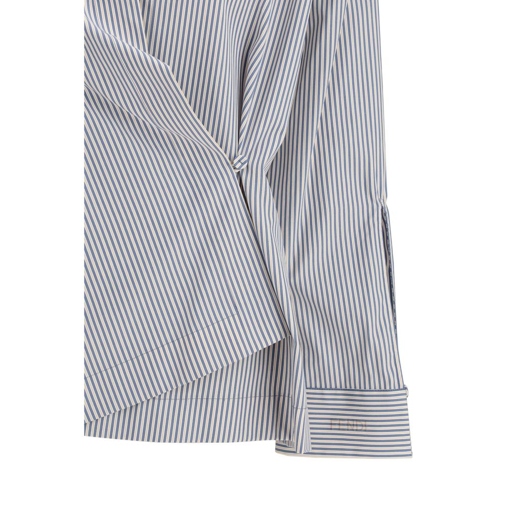 Fendi Multicolor Cotton Pattern Shirt Fendi