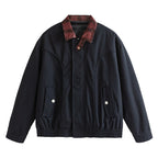 Jacket with Snake Skin Pattern and Notched Collar for Men Clean Fit Casual Outerwear eprolo