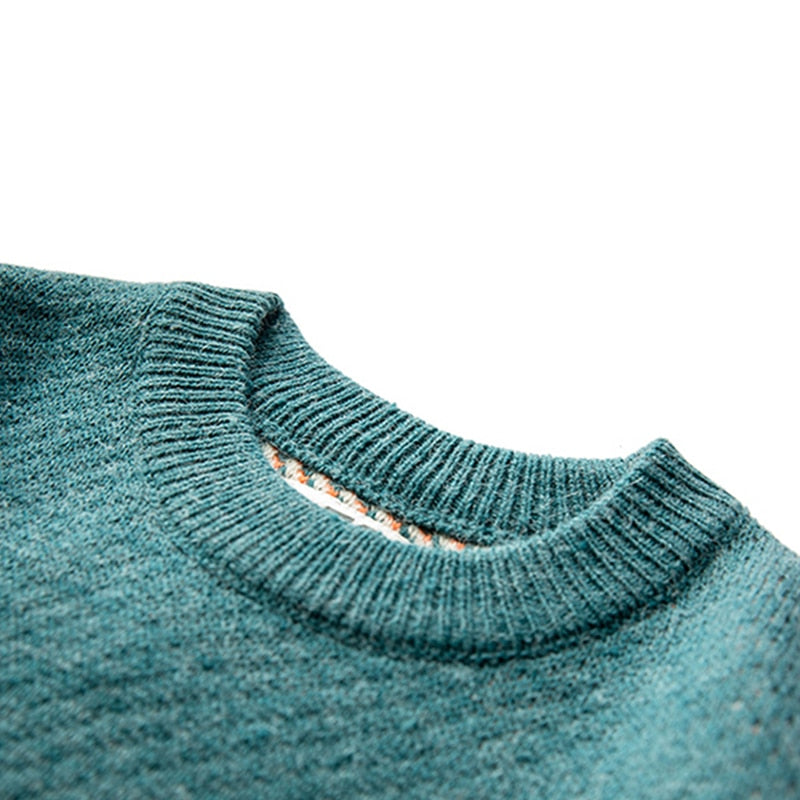 Men Cows Vintage Winter Warm Daily Knitwear Pullover Male Korean Fashions O-Neck Sweater Women Casual Harajuku Clothes eprolo
