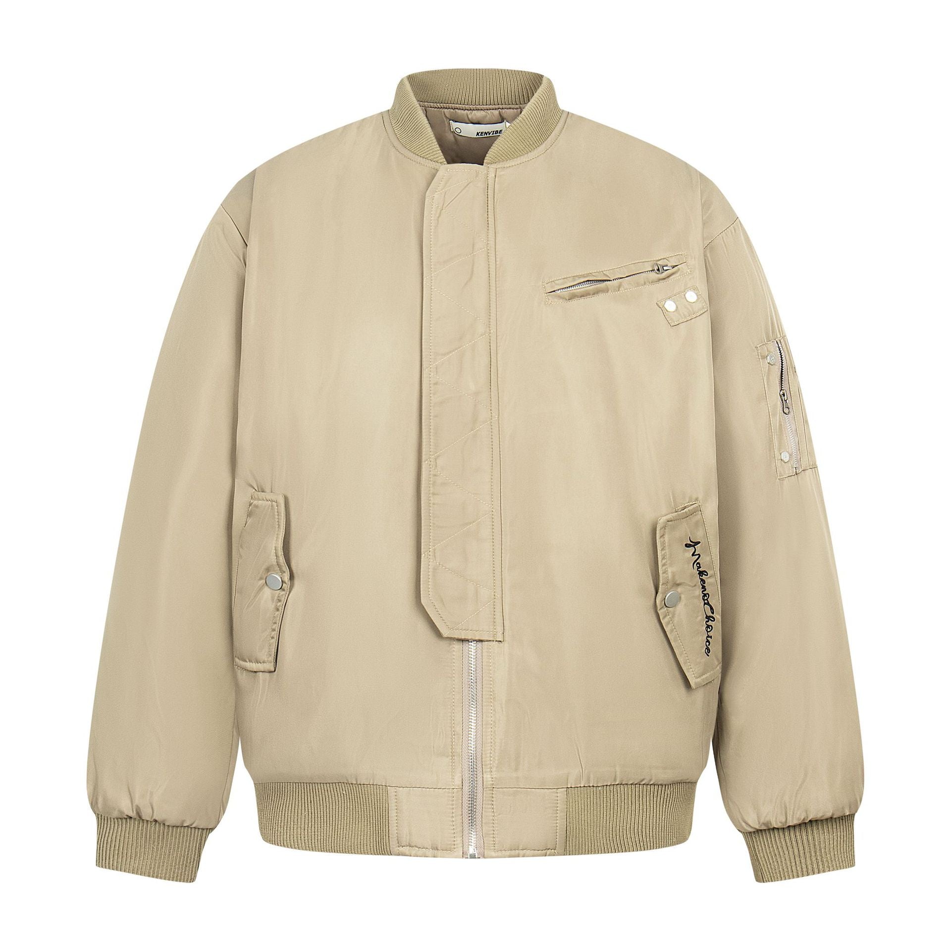 Letter embroidery stand collar jacket for men and women eprolo