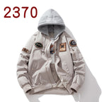 Street Trend Baseball Jacket Women Towel Fleece Embroidery Padded Hooded Thick Flight Jacket Men eprolo