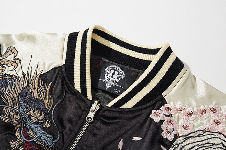 Men's Embroidered Quadruped Jacket LittleYogaSocks