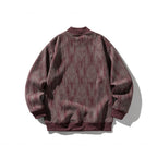 Dyeing Color-blocked Loose Long Sleeve Mock Neck Sweatshirt Men eprolo