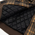 Color blocking plaid thick lapel jacket for men and women eprolo