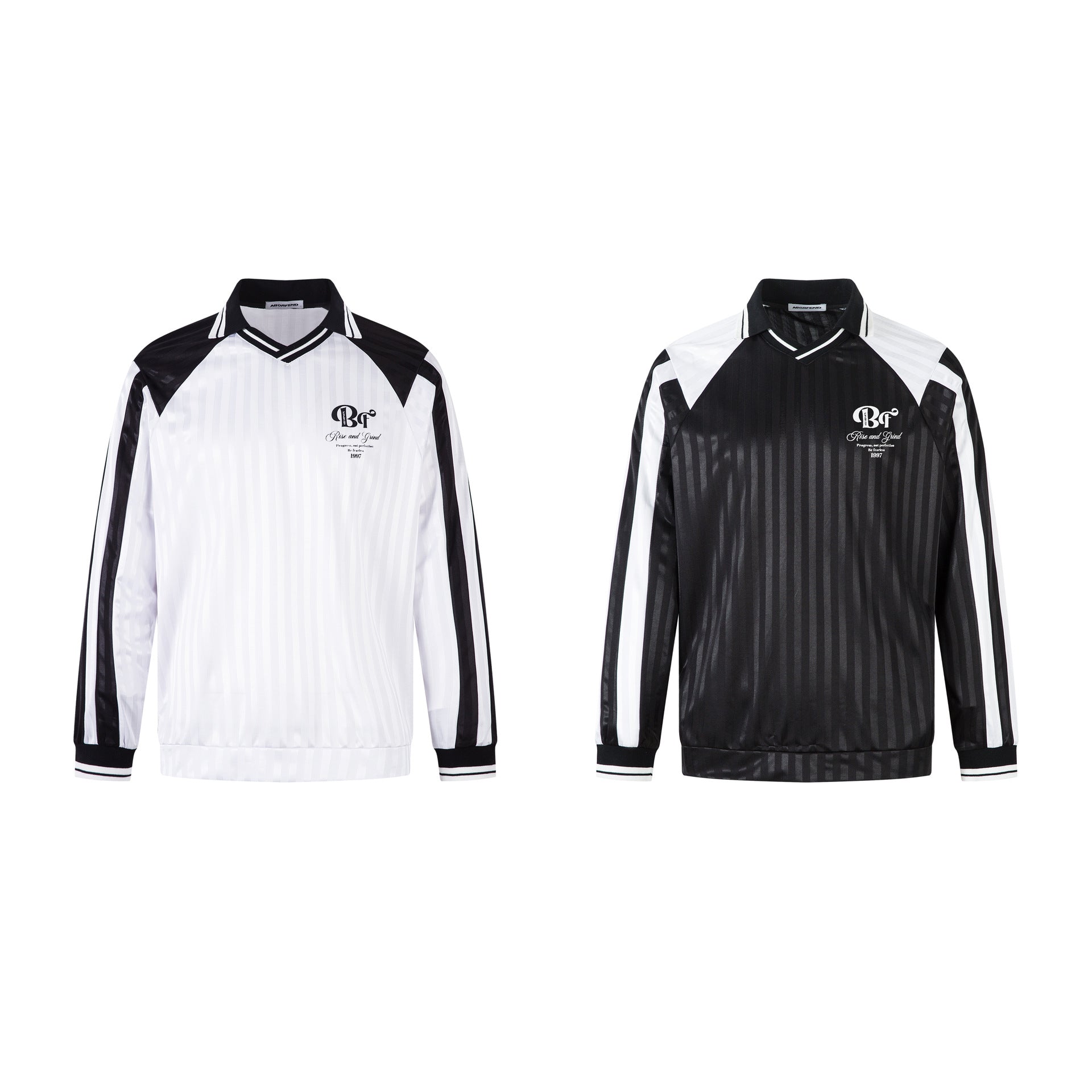 Loose striped T-shirt long sleeved sports shirt for men eprolo