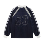 Hip-hop rivet design color blocked sports T-shirt for men eprolo