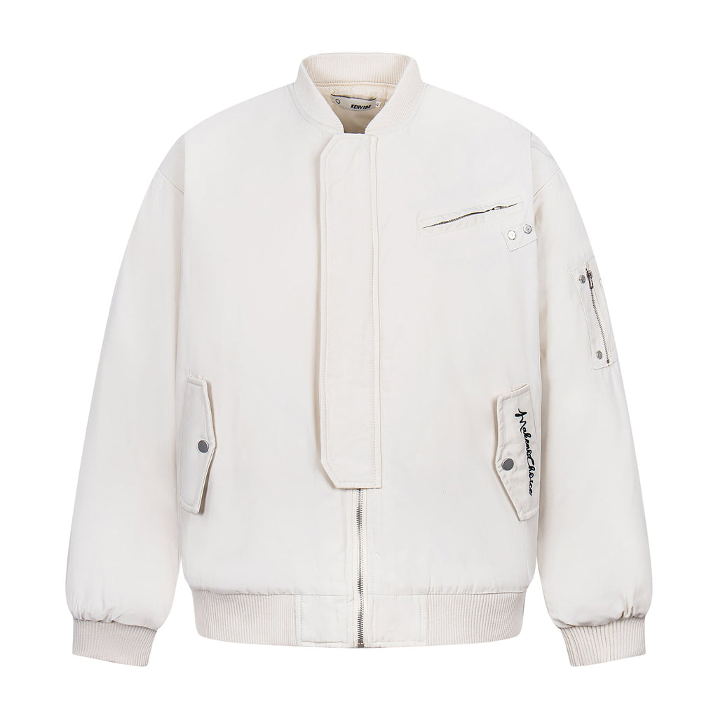 Letter embroidery stand collar jacket for men and women eprolo