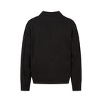 Cable Knit Collar Sweater Men Loose Fit Versatile Old Money Style Knit Top eprolo