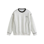 Red Sweatshirt with Embroidered Design for Men eprolo