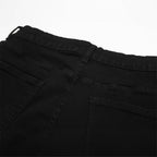 Streetwear Men's Denim Jeans, Distressed Hem Straight Leg  Brand Loose Fit Casual Pants eprolo