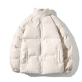 Winter Jacket Men Parkas Thicken Warm Coat Mens Stand Collar Jackets Solid Color Parka Coat eprolo