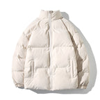 Winter Jacket Men Parkas Thicken Warm Coat Mens Stand Collar Jackets Solid Color Parka Coat eprolo