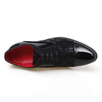 Sharp pointed leather shoes for men height increasing leather shoes for youth trendy British style small leather shoes for men eprolo